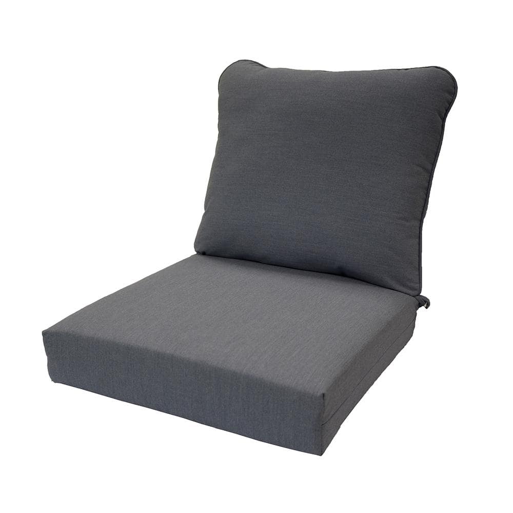 Hampton Bay 24 in. x 24 in. CushionGuard Deep Seating Outdoor