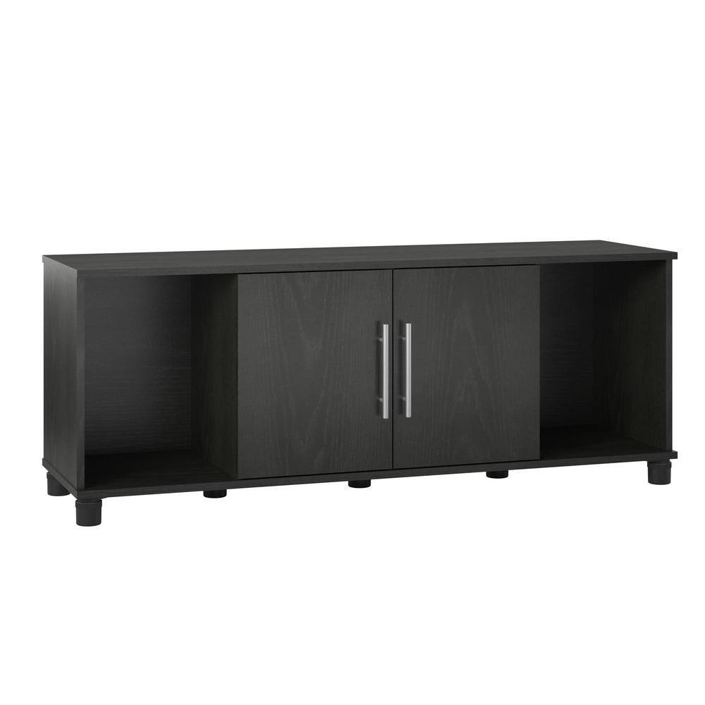 Colwyn 54 in. W x 18 in. H x 15 in. D Freestanding Cabinet in Black Oak price history on PriceWatchPro