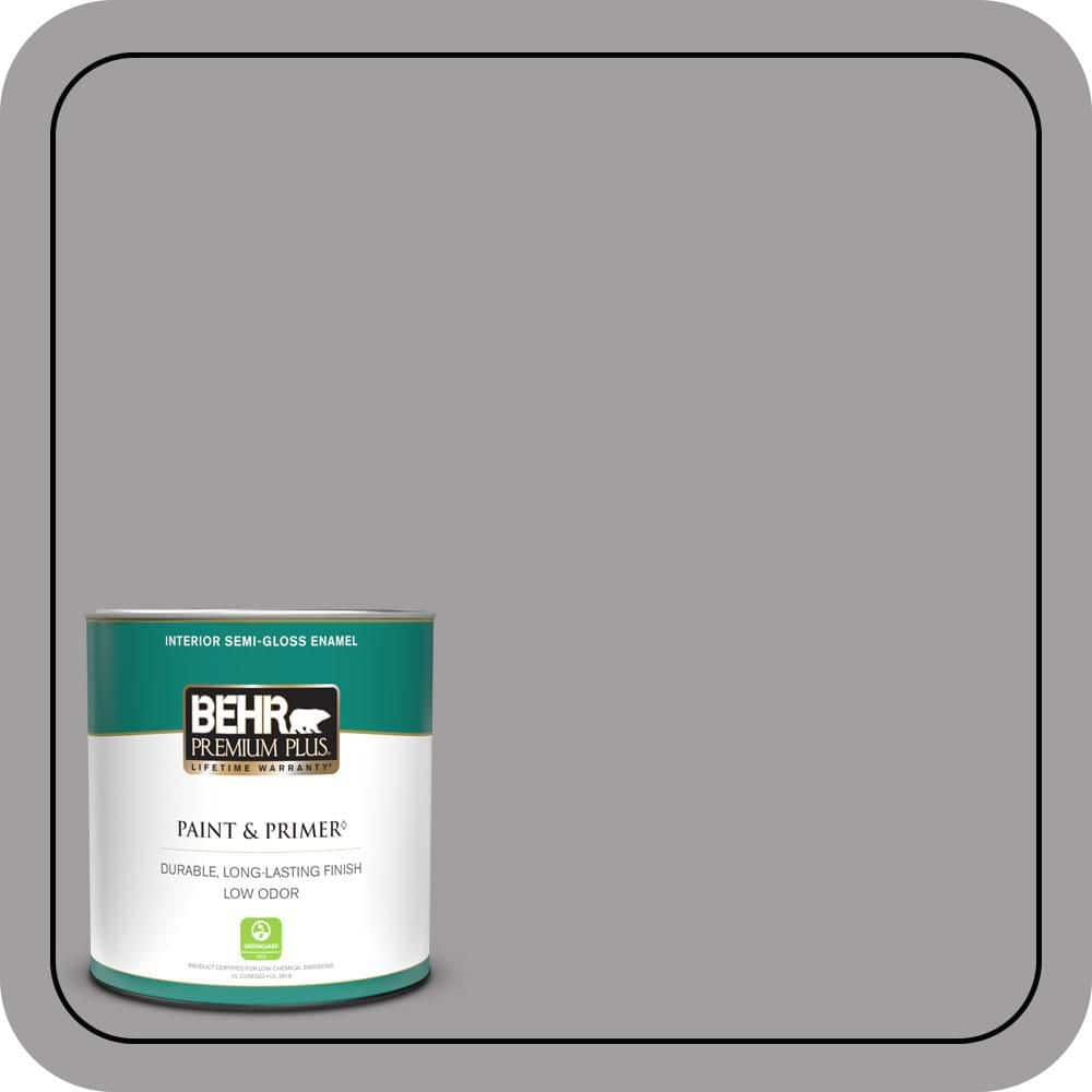 1 qt. #T11-1 Grayve Yard Semi-Gloss Enamel Low Odor Interior Paint & Primer price history on PriceWatchPro