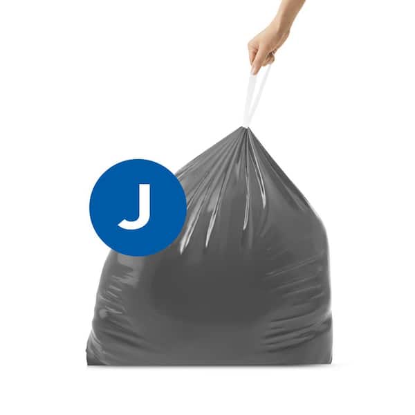 30 Liter to 45 Liter Code J Odorsorb Custom-Fit Kitchen Drawstring Trash Bag Liners (40 Ct. Dispenser Pack)