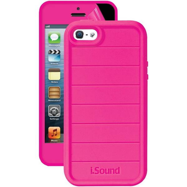 iSound 5341 iPhone 5/5S 3 in 1 Dura-Guard Case - Pink
