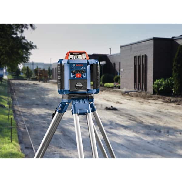 Bosch - REVOLVE 2,000 ft. Horizontal/Vertical Rotary Laser Self Leveling Complete Kit with Manual Dual Slope