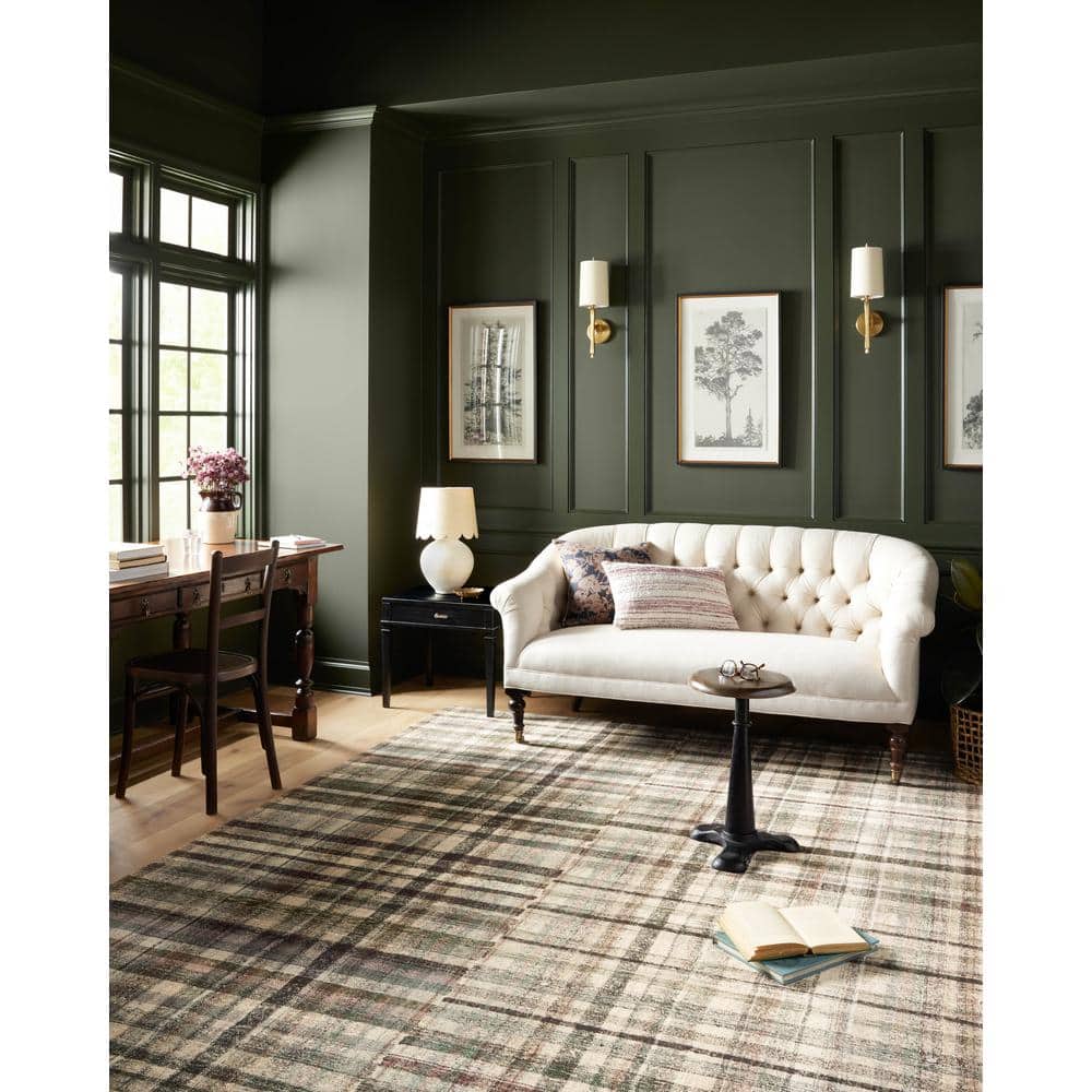Humphrey Forest Multi Plaid 7'3" x 9'3" Polyester Area Rug