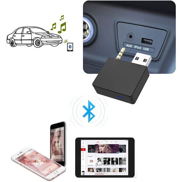 Lukyamzn Audio Bluetooth Transmitter/Receiver Car Aux Adapter for
