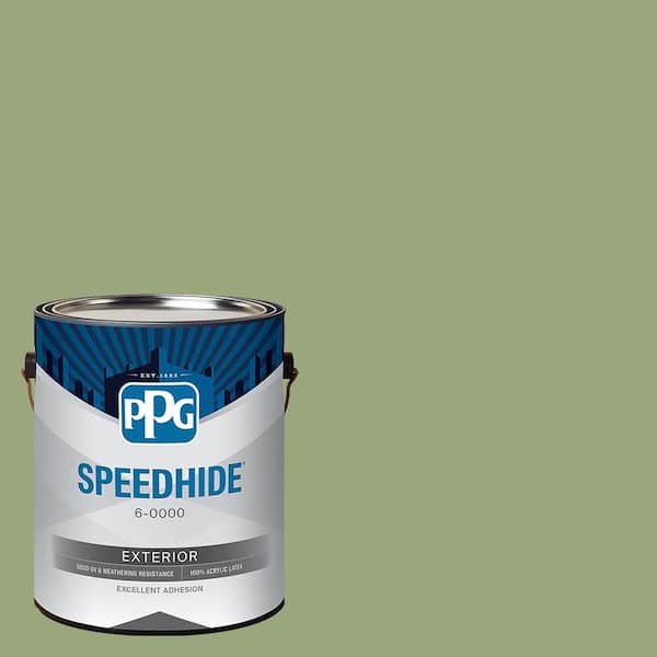 SPEEDHIDE 1 gal. PPG1121-5 Guacamole Semi-Gloss Exterior Paint