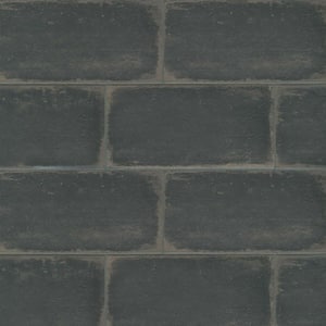 Palazzo Rectangle 12 in. x 24 in. Honed Castle Graphite Porcelain Floor Tile (15.75 sq. ft./Case)