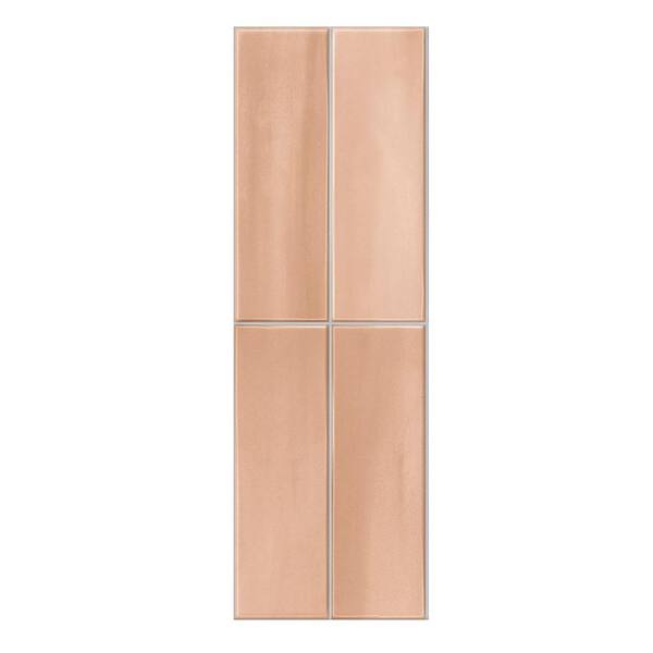 Spanish Allure Porcelain 12 in. x 24 in. x 9mm Wall Tile Rose-Sample