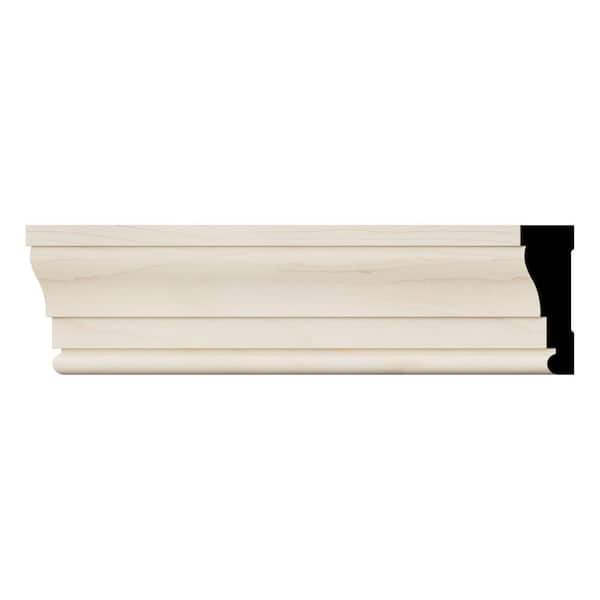 Maple Millwork Ekena Millwork WM376 0.69 in. D x 2.25 in. W x 96 in. L Wood (Maple ...