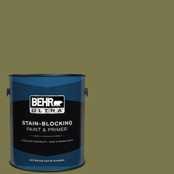 BEHR ULTRA 1 gal. #S340-7A Garnish Satin Enamel Exterior Paint & Primer