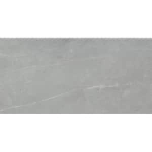 Sterlina Gray 5.83 in. x 11.81 in. Polished Marble Look Porcelain Floor and Wall Tile (10.516 sq. ft./Case)