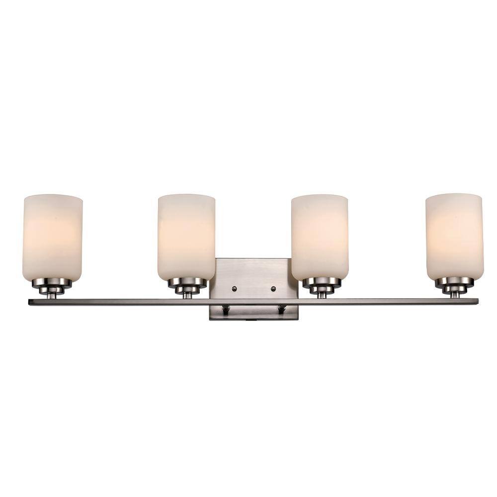 Reviews for Bel Air Lighting Mod Pod 31 in. 4Light CFL Brushed Nickel
