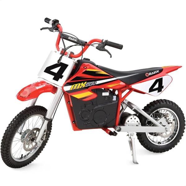 14 in. Boys' Red Dirt Rocket High-Torque Electric Motorcycle Dirt Bike