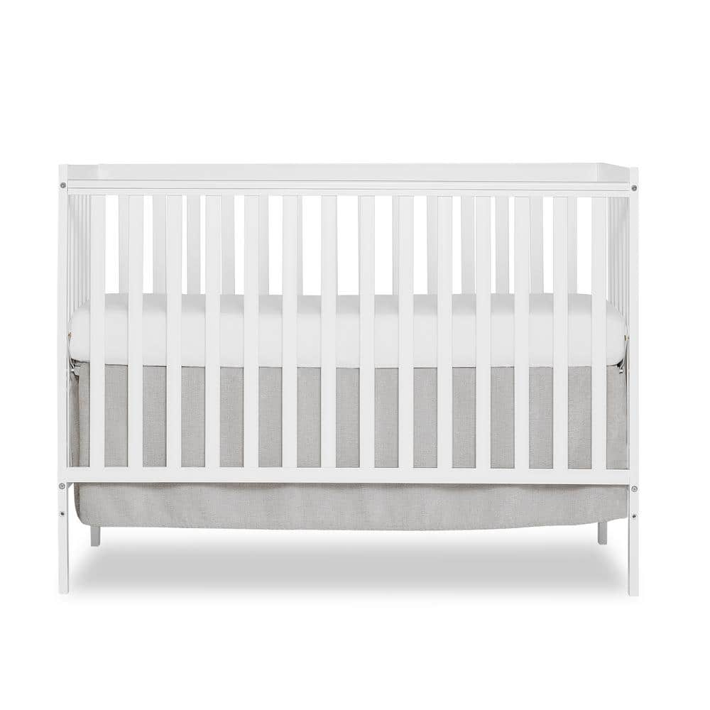 Dream On Me Synergy 5-in-1 Convertible Crib White