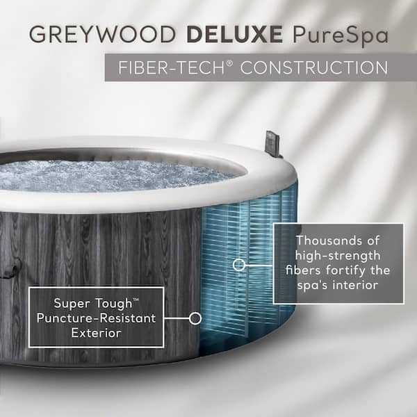 Deluxe Spa Set up to 6-people 170 Jet 120 V Hot Tub with Cover
