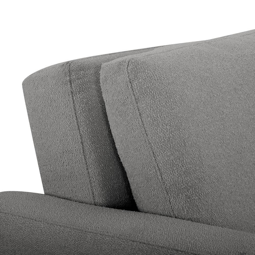 Gray Fabric Lawson Sleeper Sofa with Removable Cushions