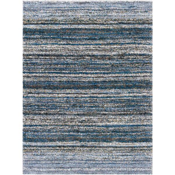 Livabliss Portofino Navy Abstract 7 ft. x 9 ft. Indoor Area Rug