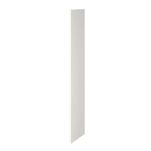 Shaker Partial Overlay 1.63 in. W x 24 in. D x 96 in. H Refrigerator Return End Panel in Linen White