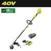 RYOBI 40V 15 in. Expand-It Cordless Battery Attachment Capable String Trimmer with 4.0 Ah Battery and Charger RY40ST01K