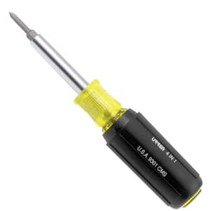 4-In-1 Screwdriver With 1/4 in. Flat And Phillips Tips