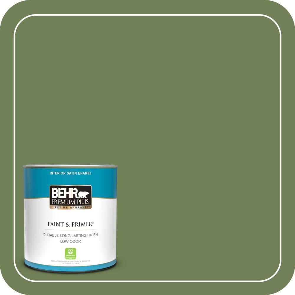 1 qt. #MQ6-47 Terrain Satin Enamel Low Odor Interior Paint & Primer price history on PriceWatchPro