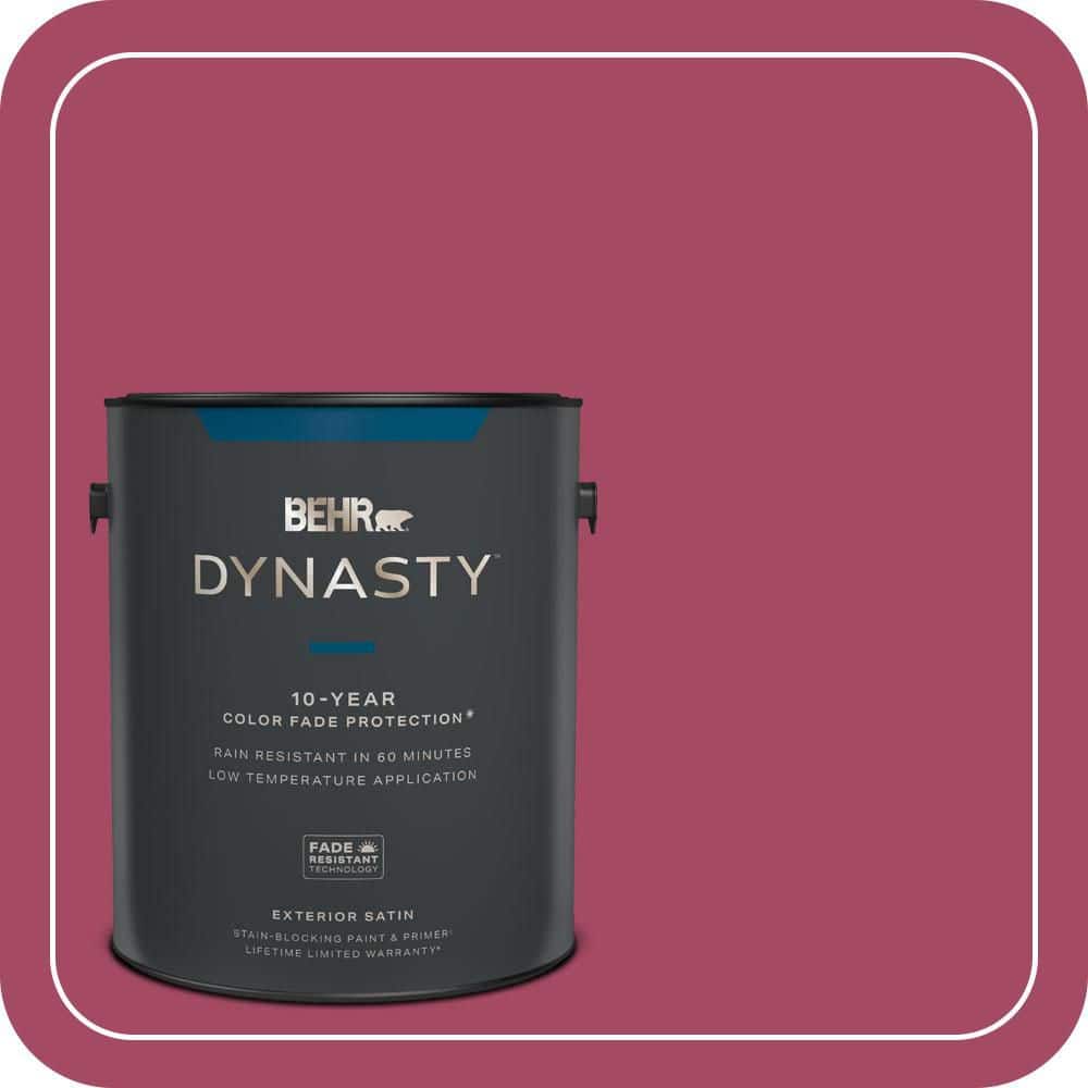 1 gal. #120D-5 Glazed Raspberry Satin Enamel Exterior Stain-Blocking Paint & Primer price history on PriceWatchPro