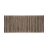 Top-down view of the walnut wood table surface.