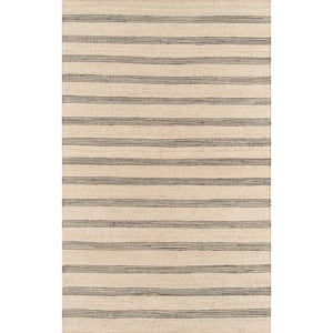 Montauk Lighthouse Charcoal 5 ft. X 7 ft. Indoor Area Rug