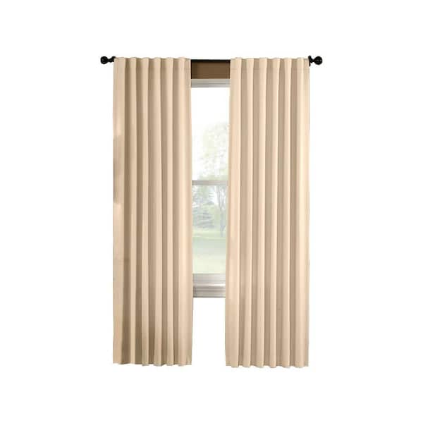 Curtainworks Semi-Opaque Ivory Saville Thermal Curtain Panel - 52 in. W x 84 in. L