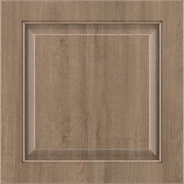 American Woodmark Westerly 11 9/16 in. W x 3/4 in. D x 11 1/2 in. H in Maple Almond Cabinet Door Sample