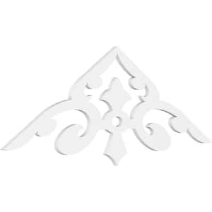 Pitch Whitman 1 in. x 60 in. x 22.5 in. (8/12) Architectural Grade PVC Gable Pediment Moulding