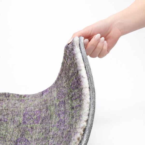 Dream Shag Premium Machine Washable Abstract ADS637 Fern 10 ft. x 14 ft. Area Rug