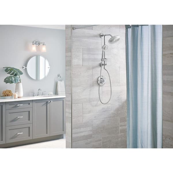 Eva 8 in. Widespread 2-Handle High-Arc Bathroom Faucet in Chrome