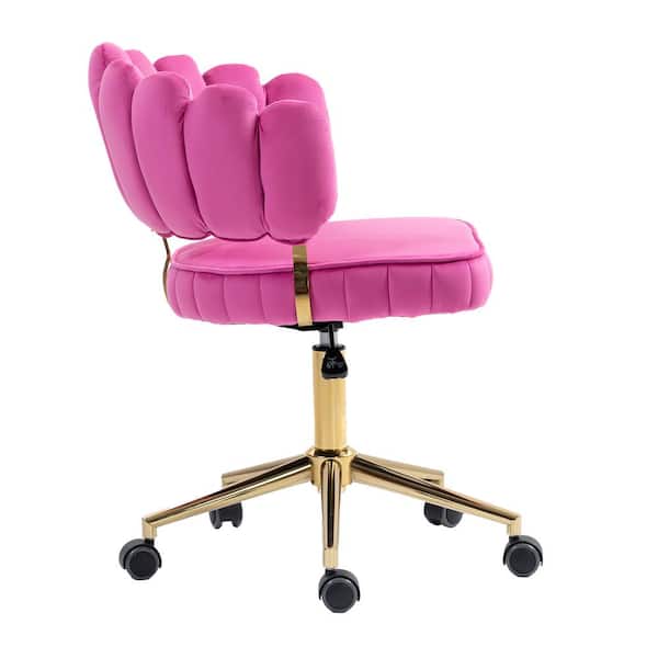Desk Chair Elegant Velvet For Girls Women Swivel Office Computer