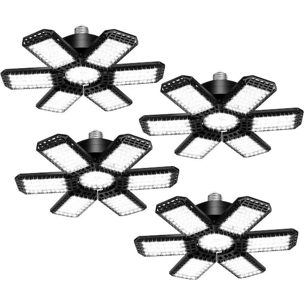 20000 Lumens 85 Volt LED Corded Hanging Work Light Deformable Panels Garage Lights Ceiling for Warehouse and Workshop