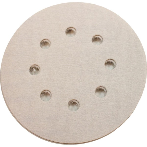 Makita 5 in. 400-Grit Hook and Loop Round Abrasive Disc (5-Pack)
