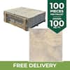 Nantucket Pavers Patio-on-a-Pallet 12 in. x 12 in. Concrete Tan Variegated Traditional Yorkstone Paver (100 Pieces/100 Sq Ft) 31044