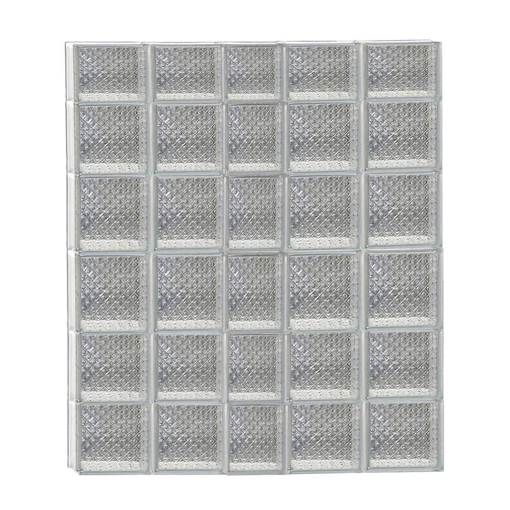 36.75 in. x 44.5 in. x 3.125 in. Frameless Diamond Pattern Non-Vented Glass Block Window price history on PriceWatchPro