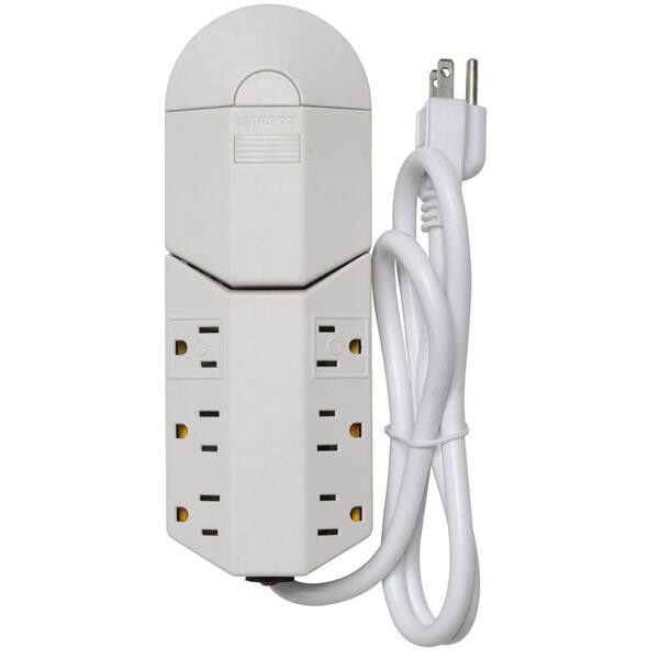 Brinks Indoor Digital 2 Event Timer Strip and Power Outlet