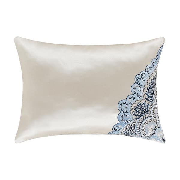 Unbranded Alexa Cream Polyester Boudoir Decorative Throw Pillow 15 x 21 in.