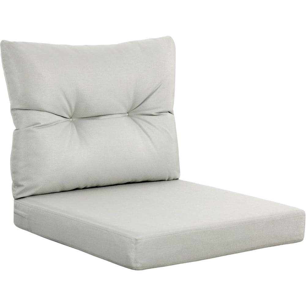 Mximu 24 x 24 Olefin Light Gray Outdoor Double Waterproof