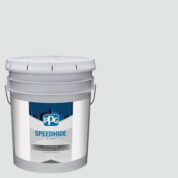 SPEEDHIDE 5 gal. PPG1036-1 Gray Glimpse Semi-Gloss Exterior Paint