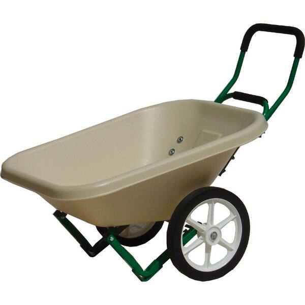 Dandux Loadumper 4 cu. ft. Beige Loadumper Wheelbarrow