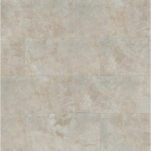 Ansello Ivory 12 in. x 24 in. Matte Ceramic Stone Look Floor and Wall Tile (16 sq. ft./Case)