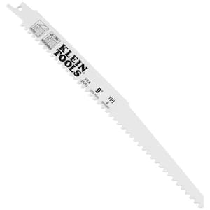 Reciprocating Saw Blades, 6 TPI, 9-Inch, 5-Pack