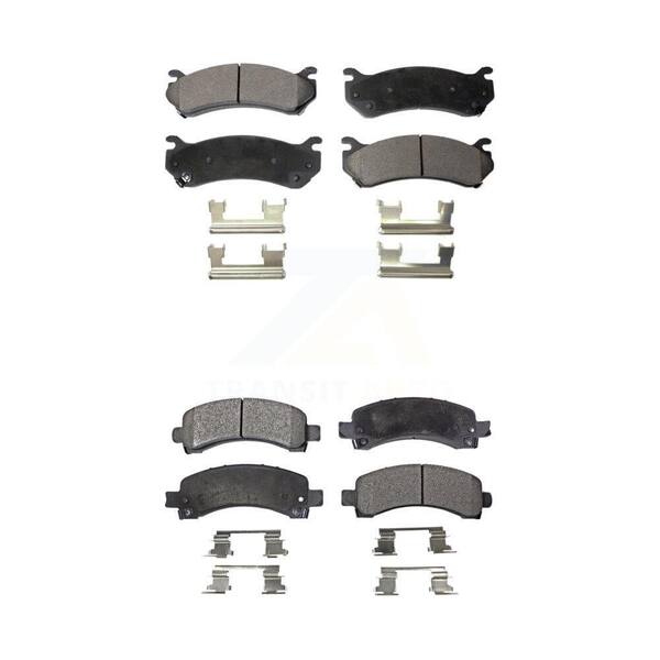 TEC Front Rear Ceramic Brake Pads Kit For 2003-2005 Chevrolet Express 2500 GMC Savana KTC-100394