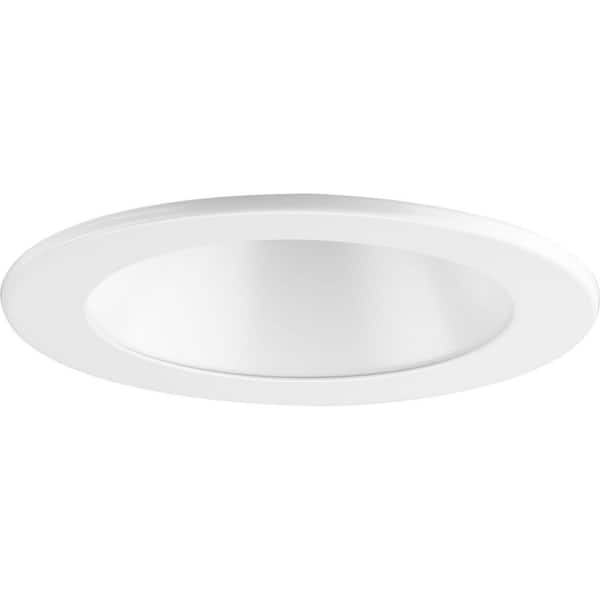Progress Lighting 4 in. PAR20 Satin White Open Shower Recessed Trim for 4 in. Housing, 1 Pack