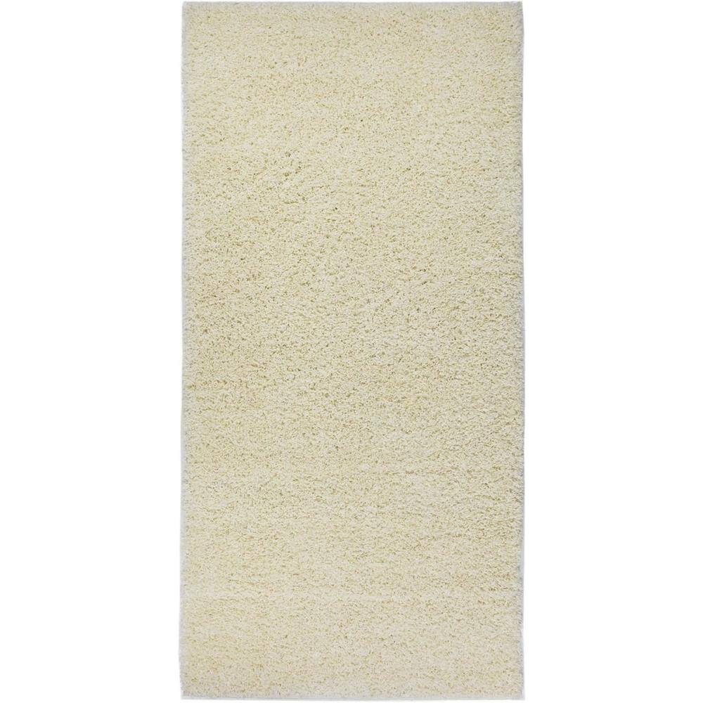RugStylesOnline Shaggy Beige 3 ft. x 7 ft. Trellis Synthetic Rectangle ...