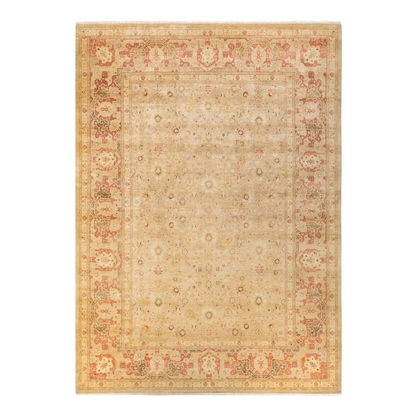 Solo Rugs Mogul One-of-a-Kind Traditional Light Gray 9 ft. 3 in. x 12 ft. 9 in. Area Rug