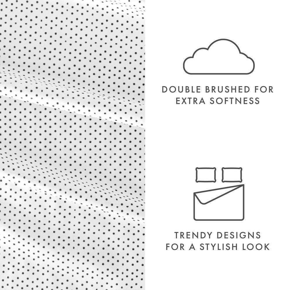 Gray Chevron Twin Deep Pocket Microfiber Sheet Set