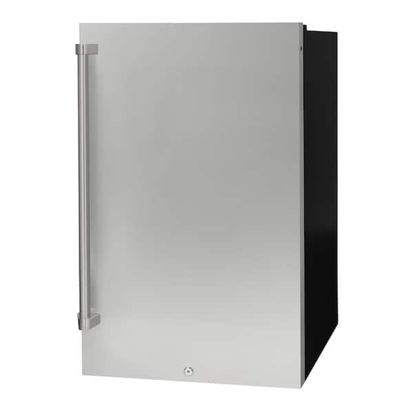 20.75 in. 4.4 cu. ft. Outdoor Fridge in Stainless Steel